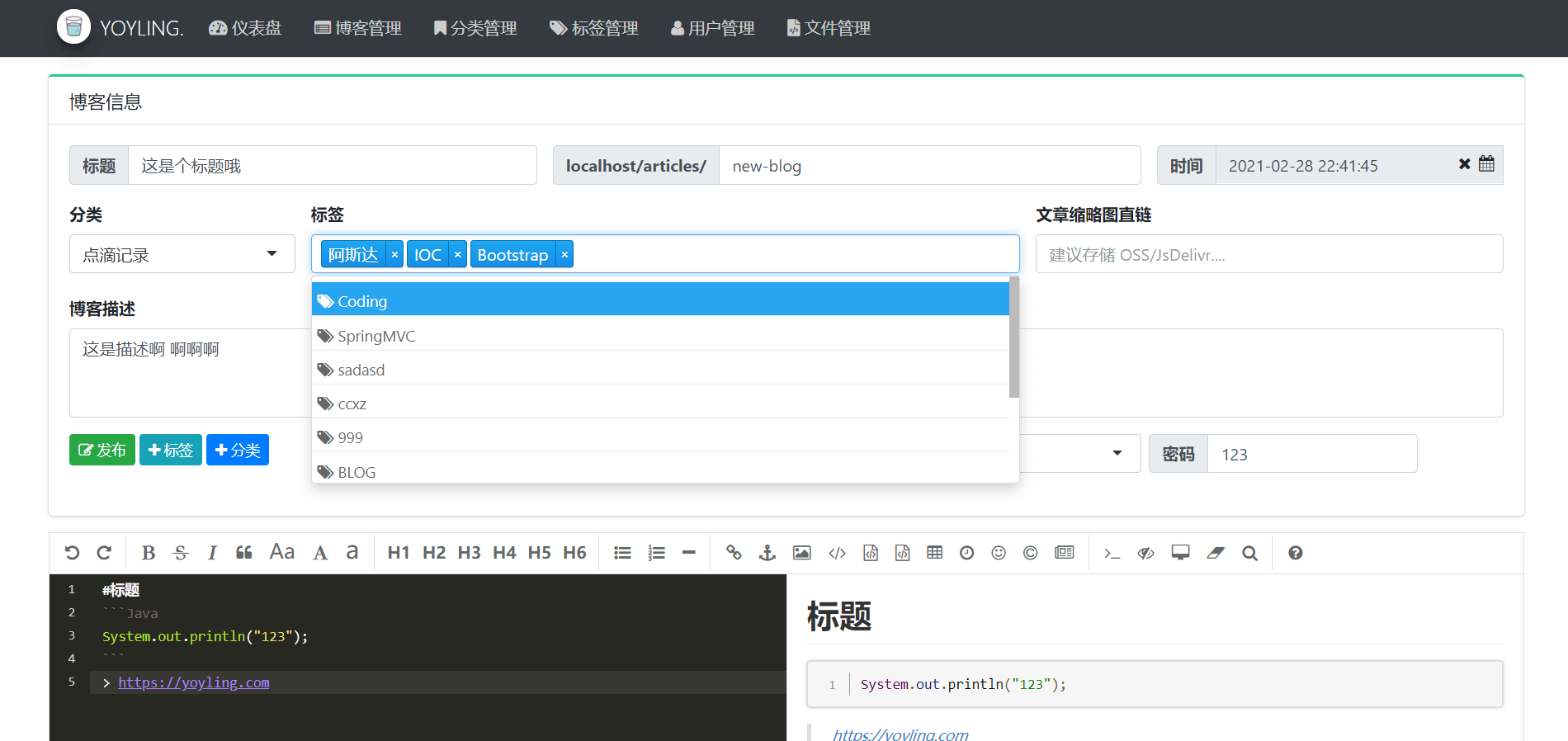 blog-ssm screenshot 15