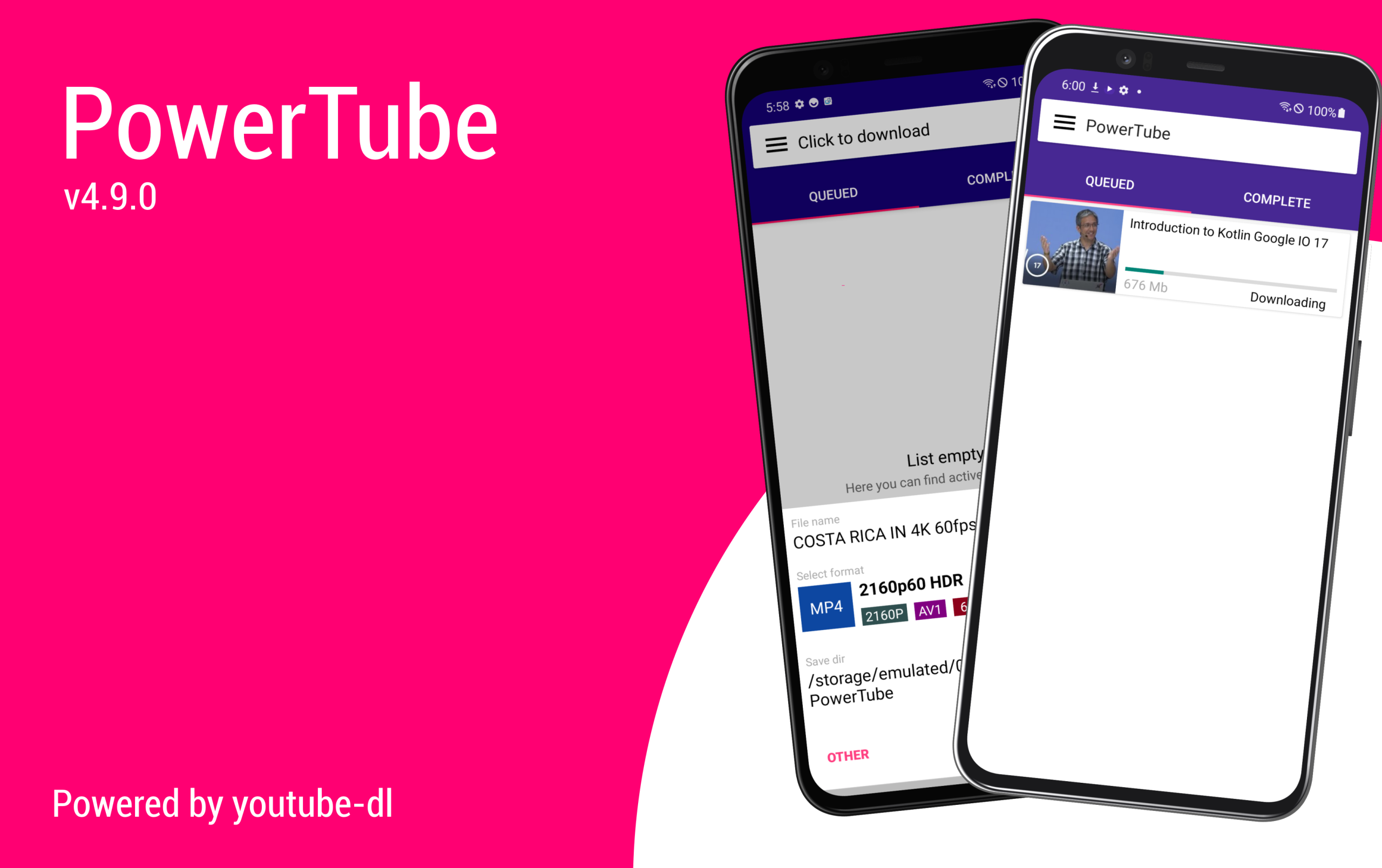 PowerTube screenshot 1