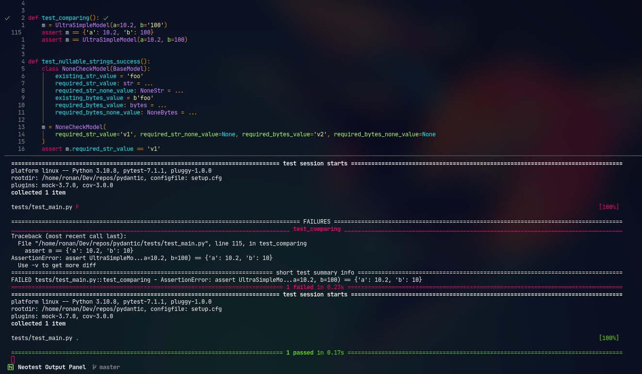 neotest screenshot 4