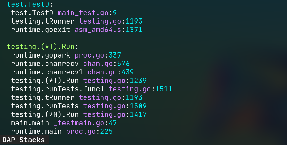 nvim-dap-ui screenshot 3