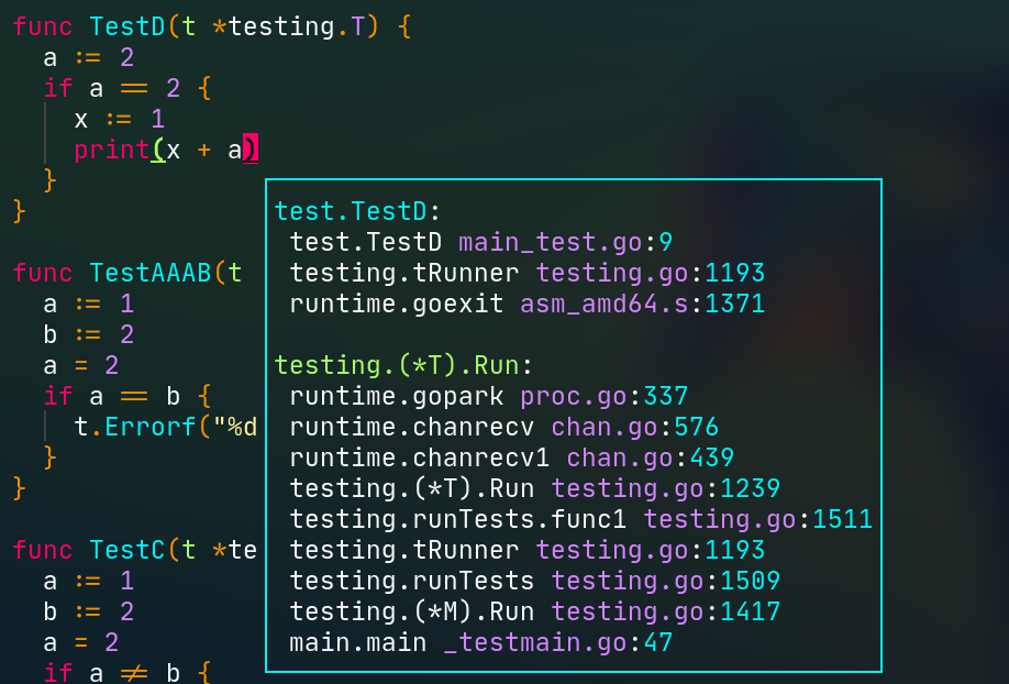 nvim-dap-ui screenshot 6