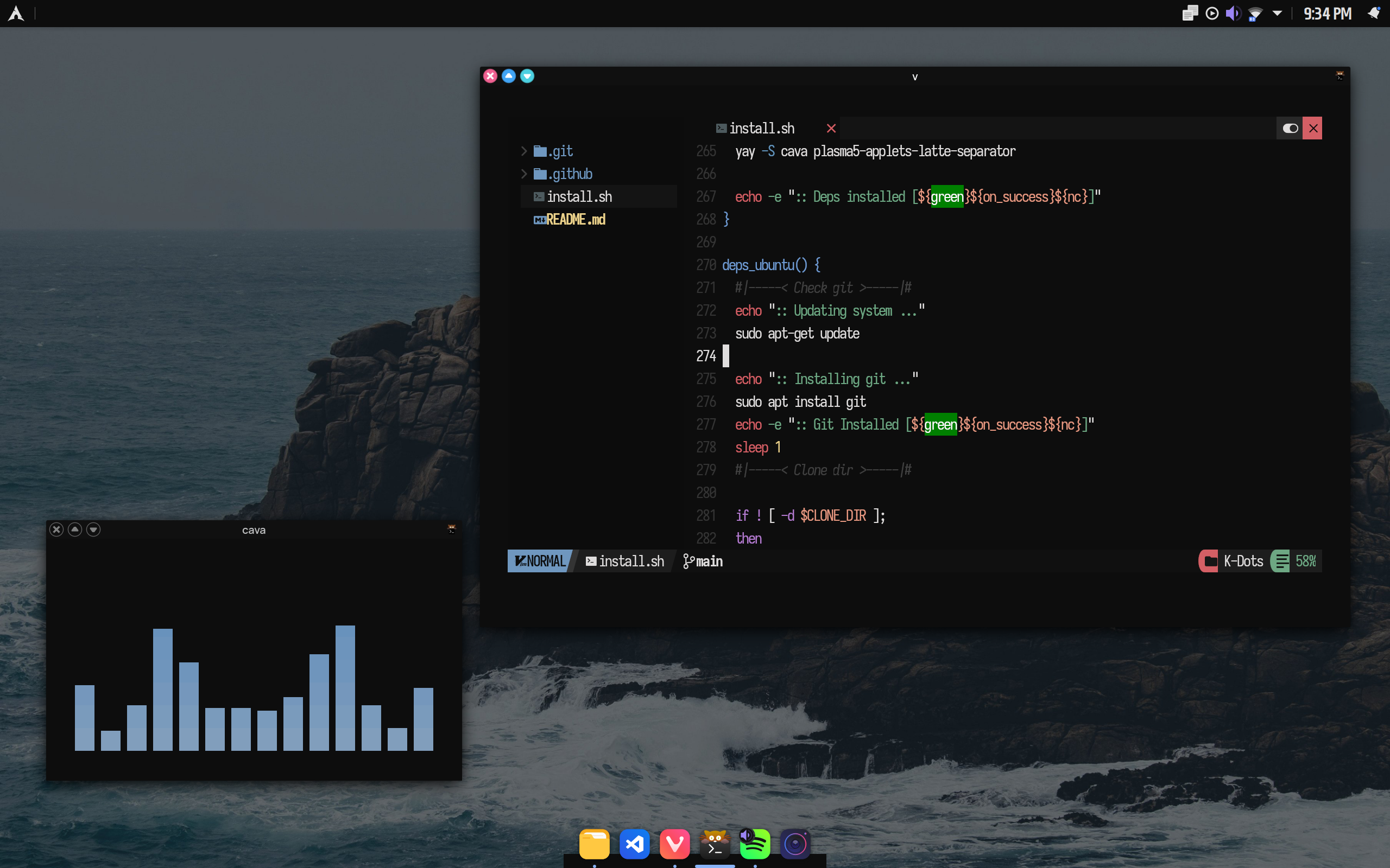 Kde-Dots screenshot 3