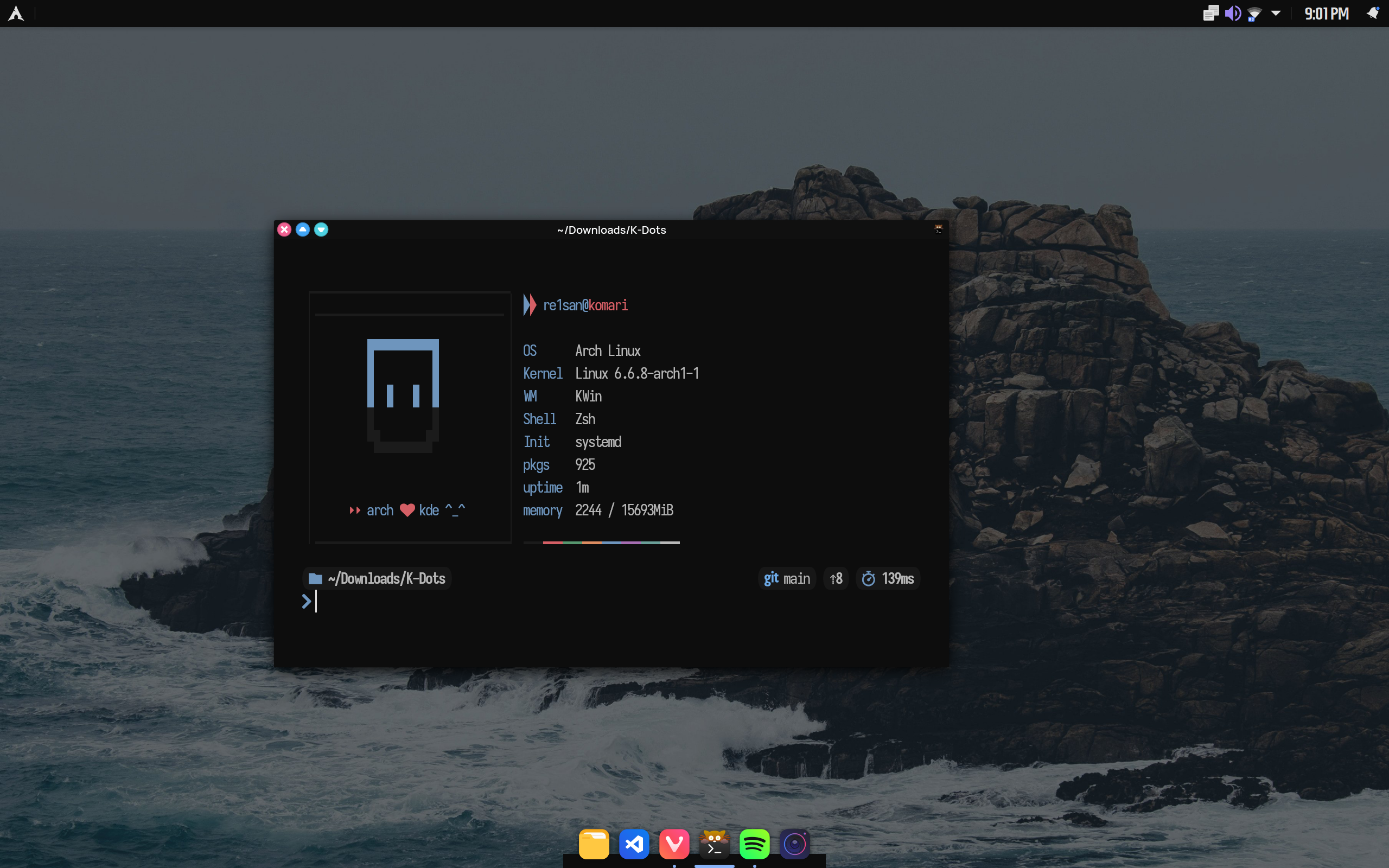 Kde-Dots screenshot 2