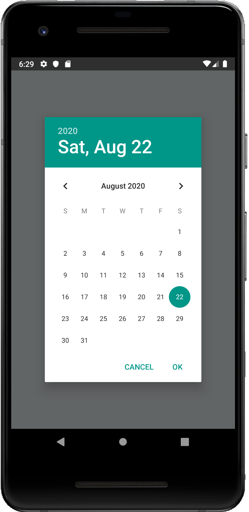 datetimepicker screenshot 3