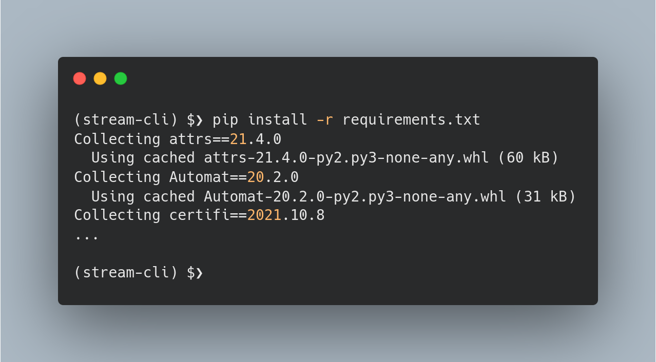 stream-cli screenshot 4