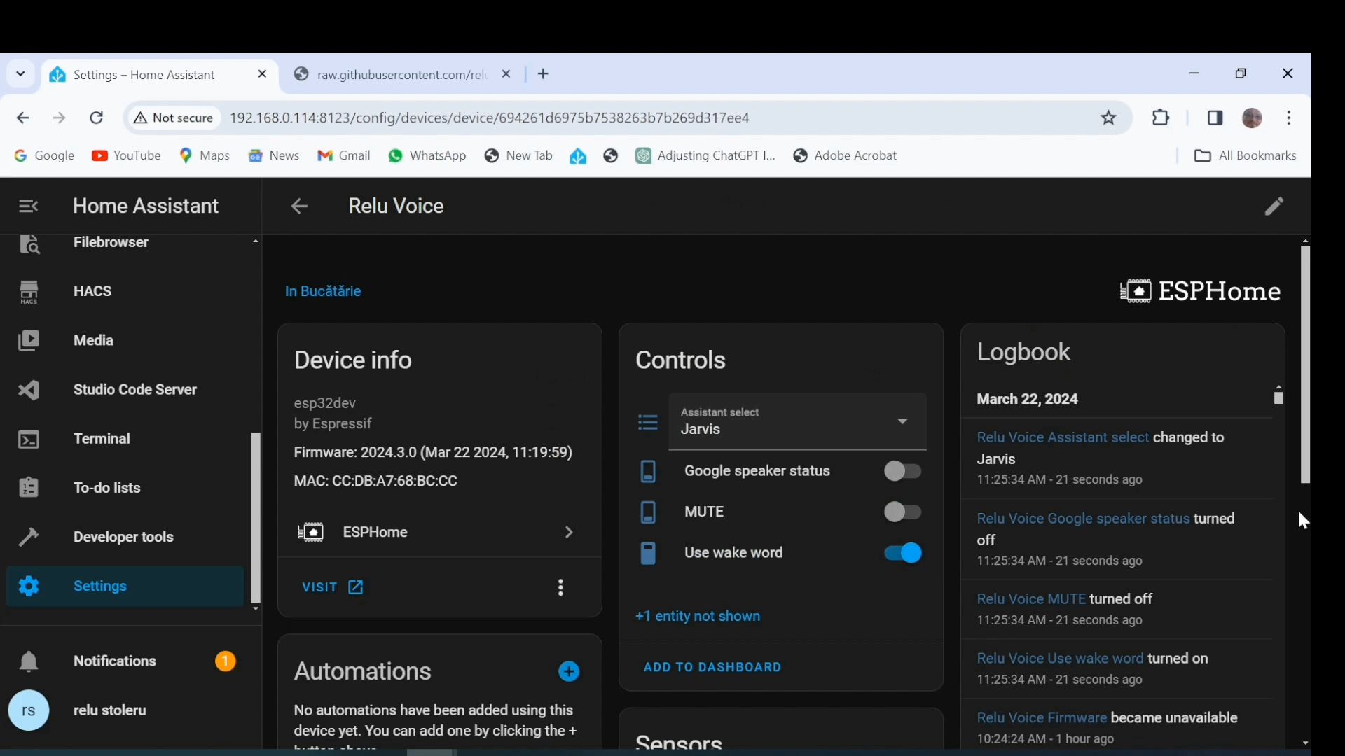 HA-Visual-Voice-Assistant screenshot 2