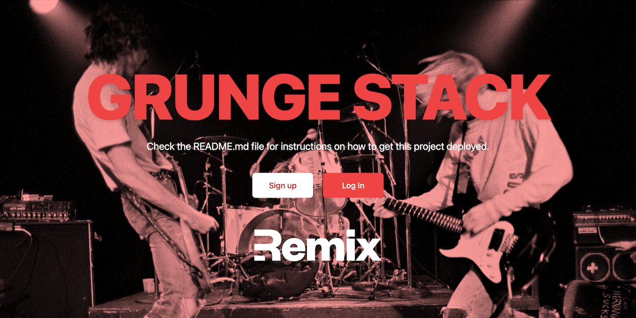 grunge-stack screenshot 1