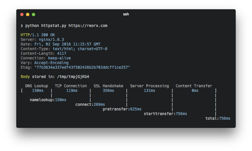 httpstat screenshot 1