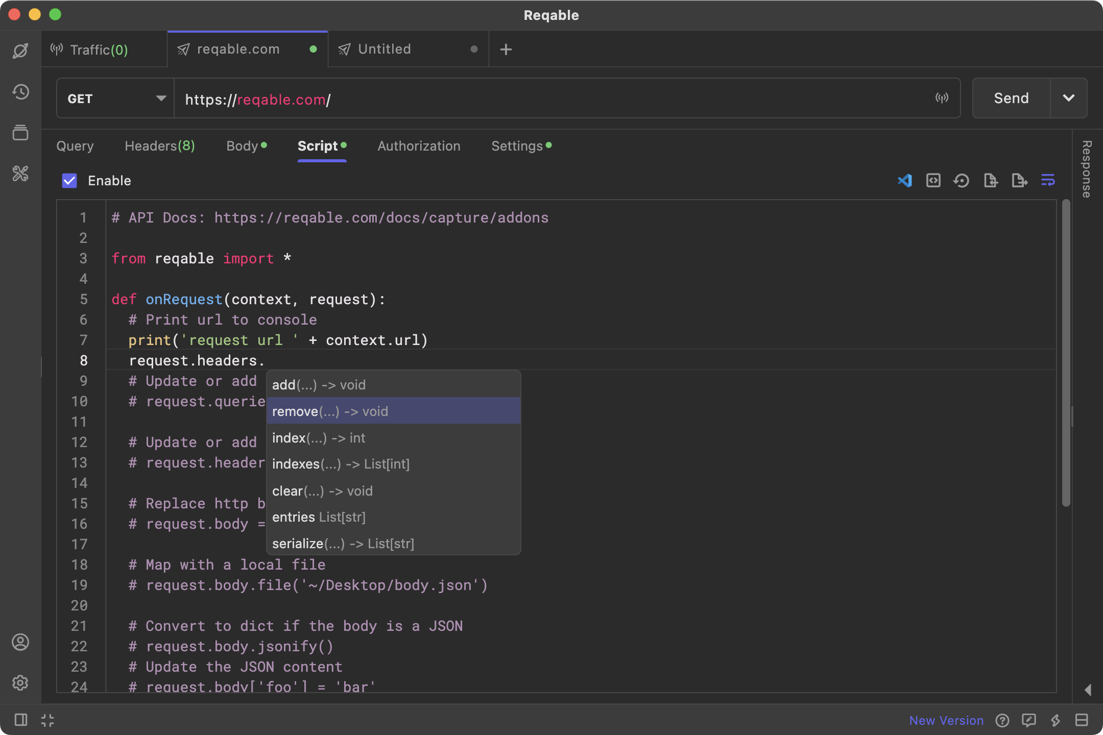 re-editor screenshot 2
