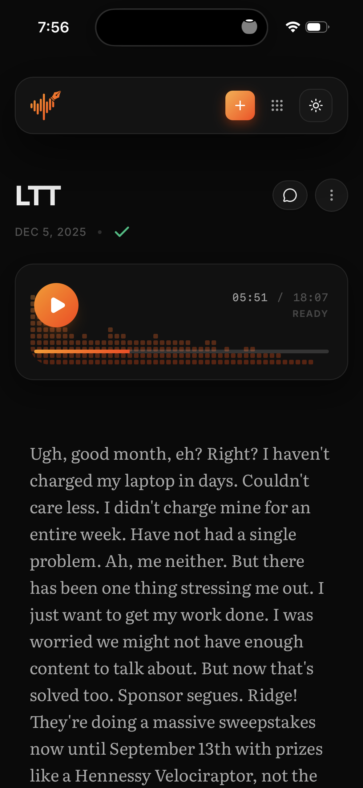 Scriberr screenshot 11