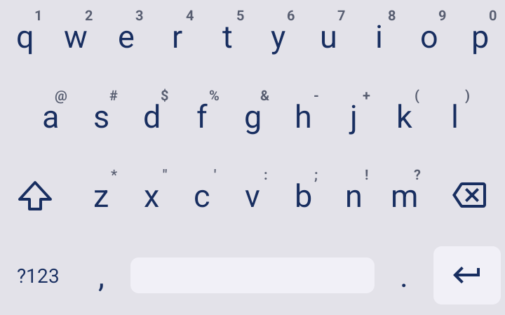 simple-keyboard screenshot 1