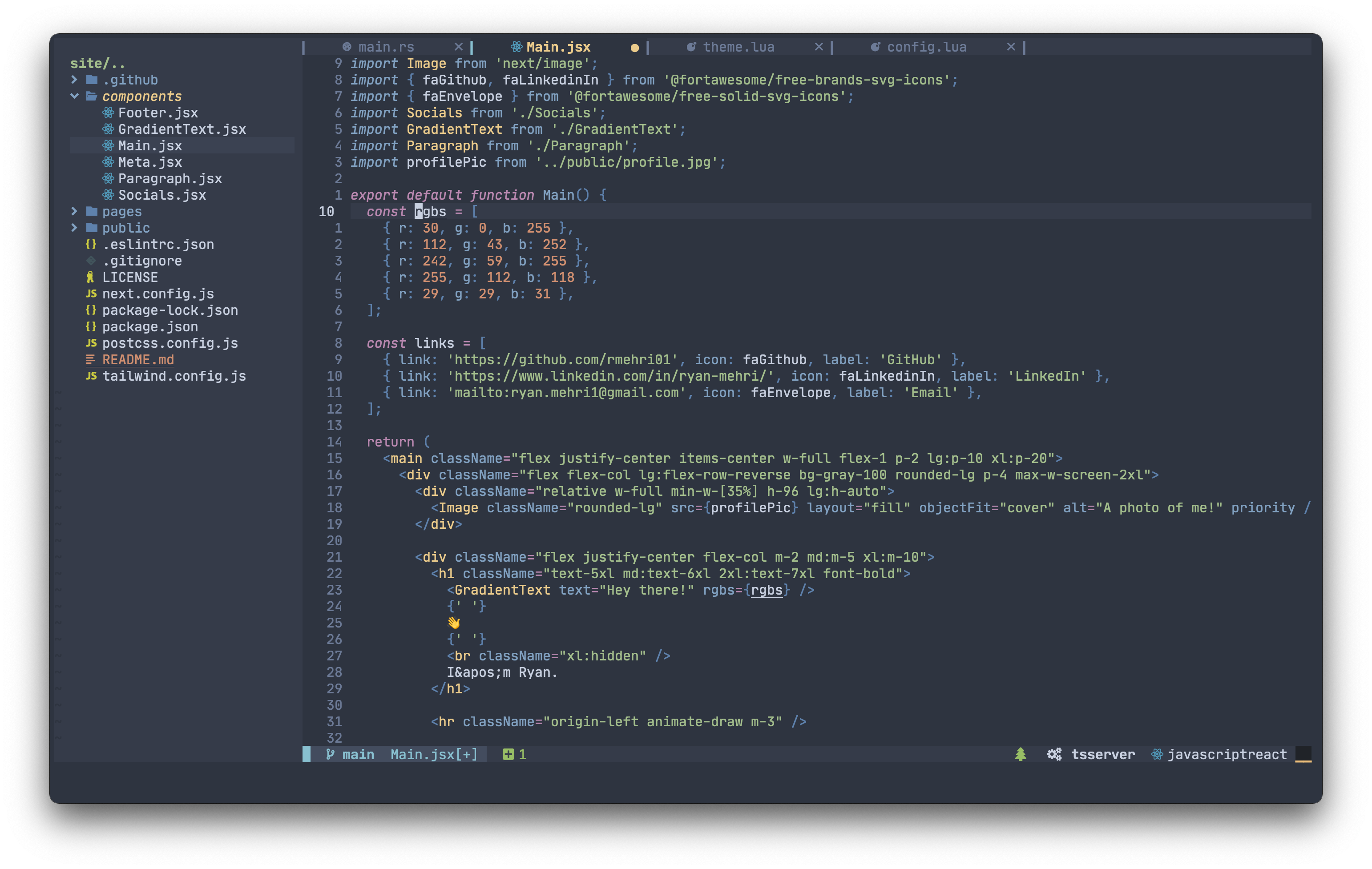 onenord.nvim screenshot 1