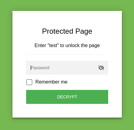 staticrypt screenshot 1