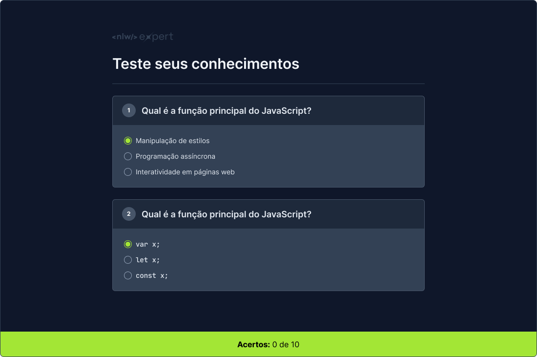 nlw-expert-html-css-js screenshot 1