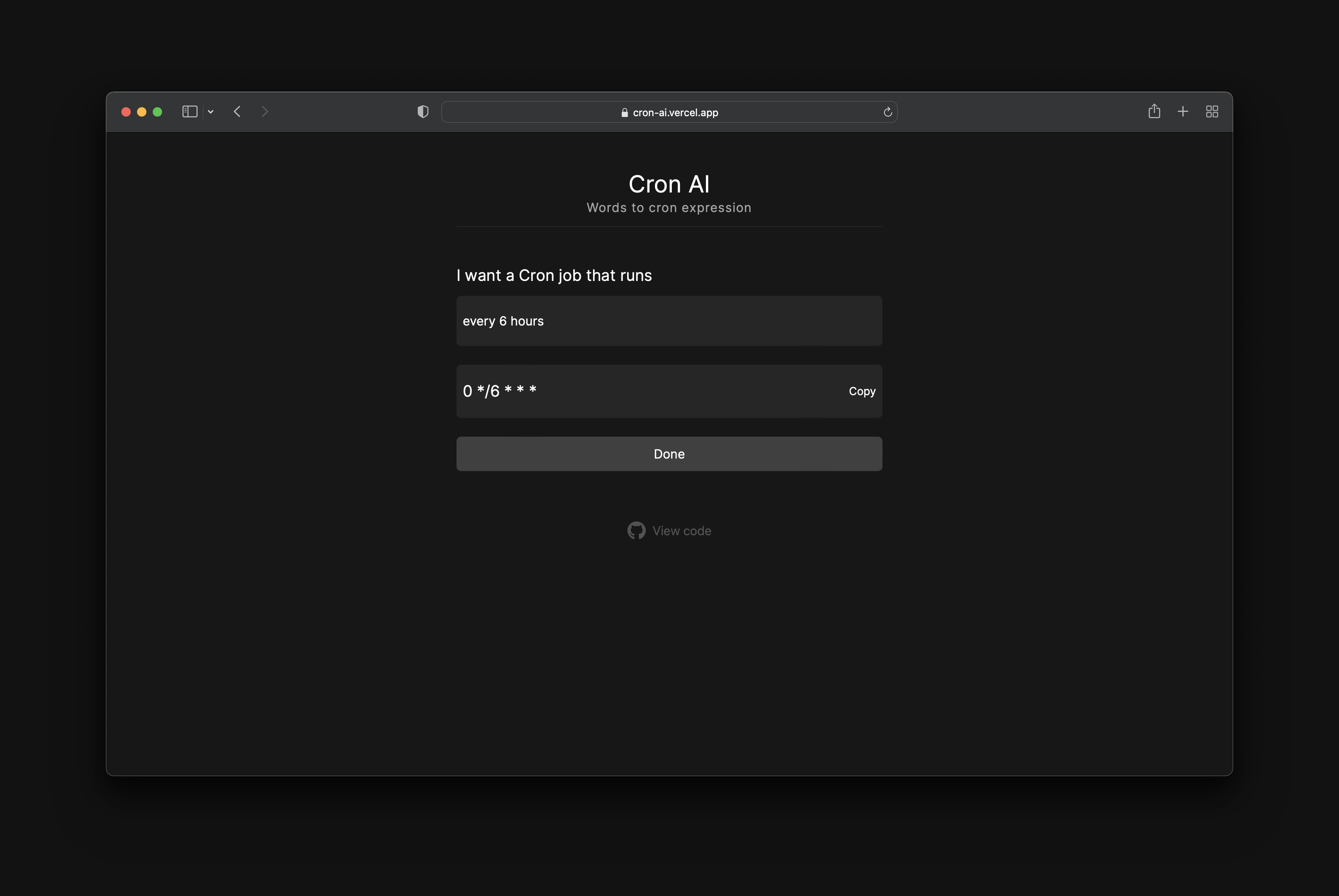 cron-ai screenshot 1