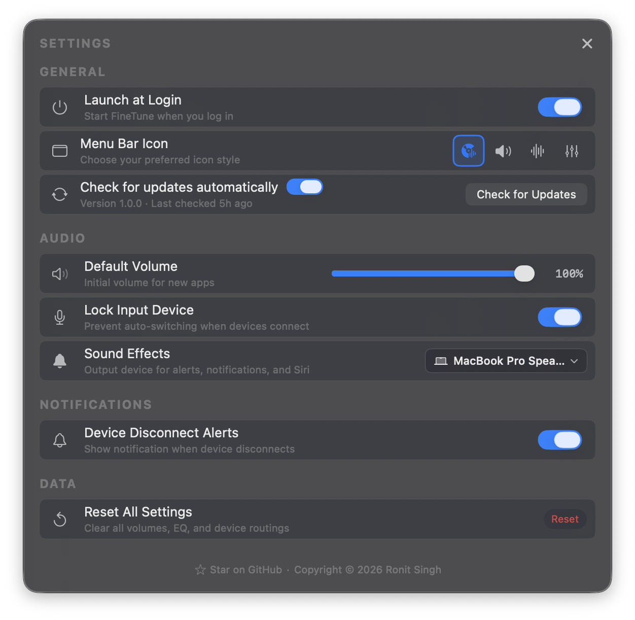 FineTune screenshot 4