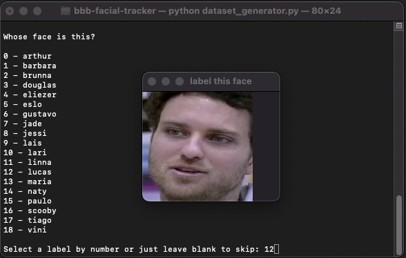 bbb-face-recognizer screenshot 2
