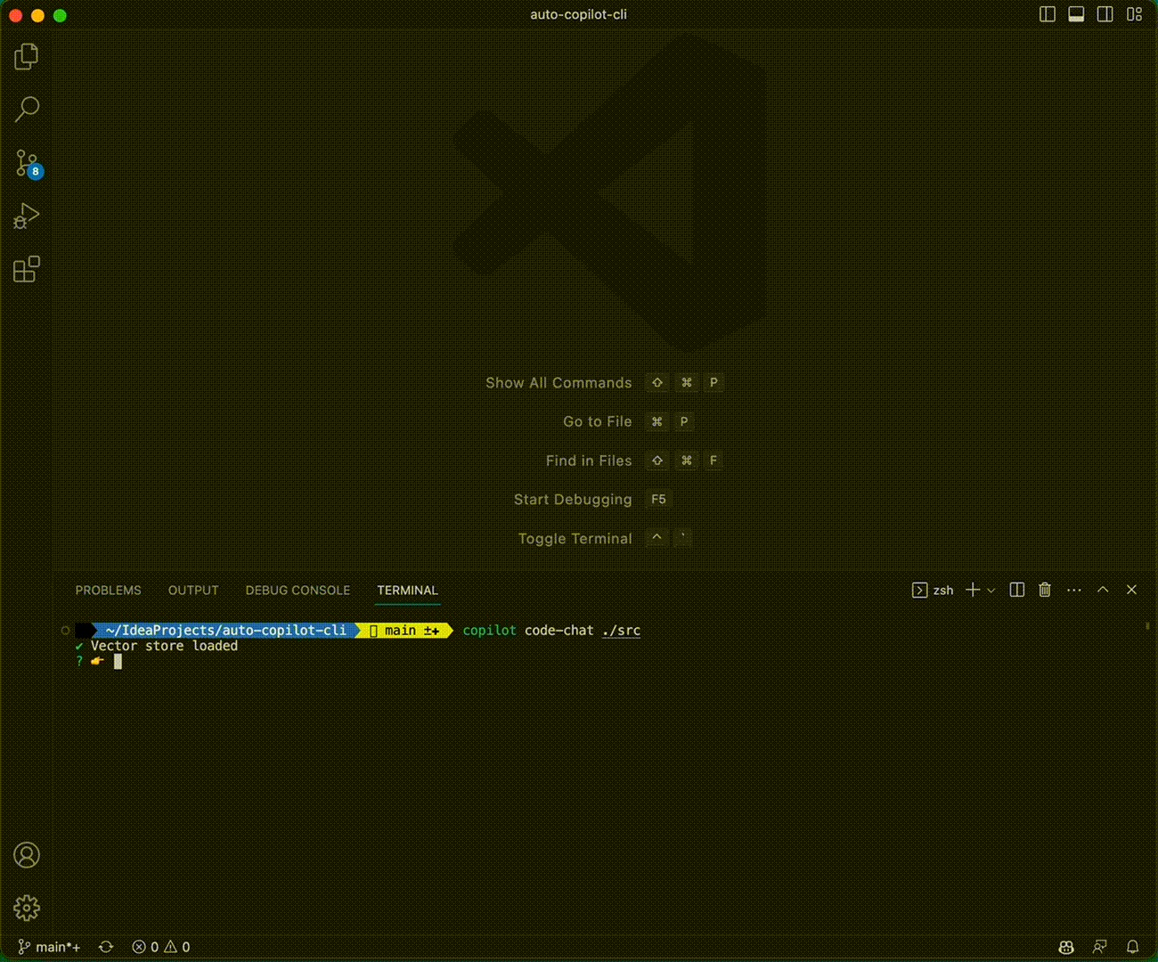 auto-copilot-cli screenshot 1