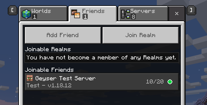 MCXboxBroadcast screenshot 1