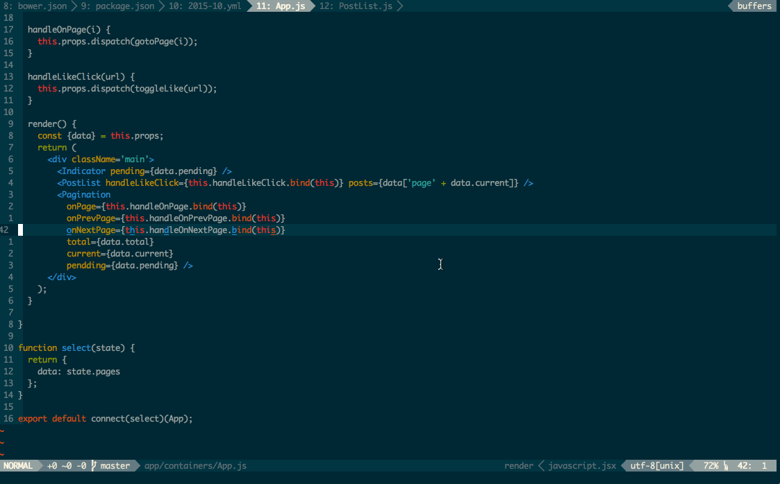 vim-gh-line screenshot 1