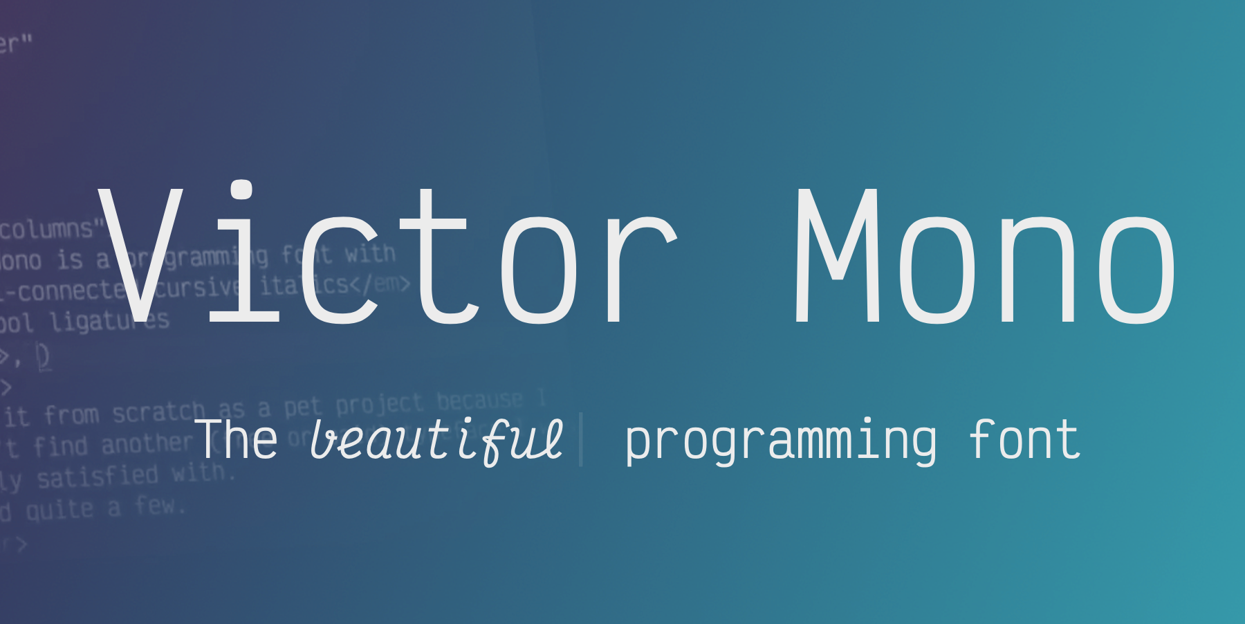 victor-mono screenshot 1