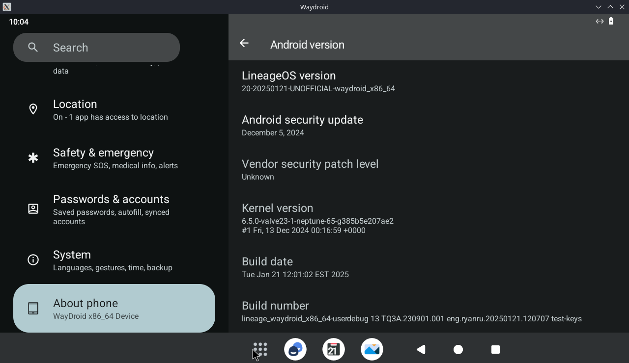 SteamOS-Waydroid-Installer screenshot 3