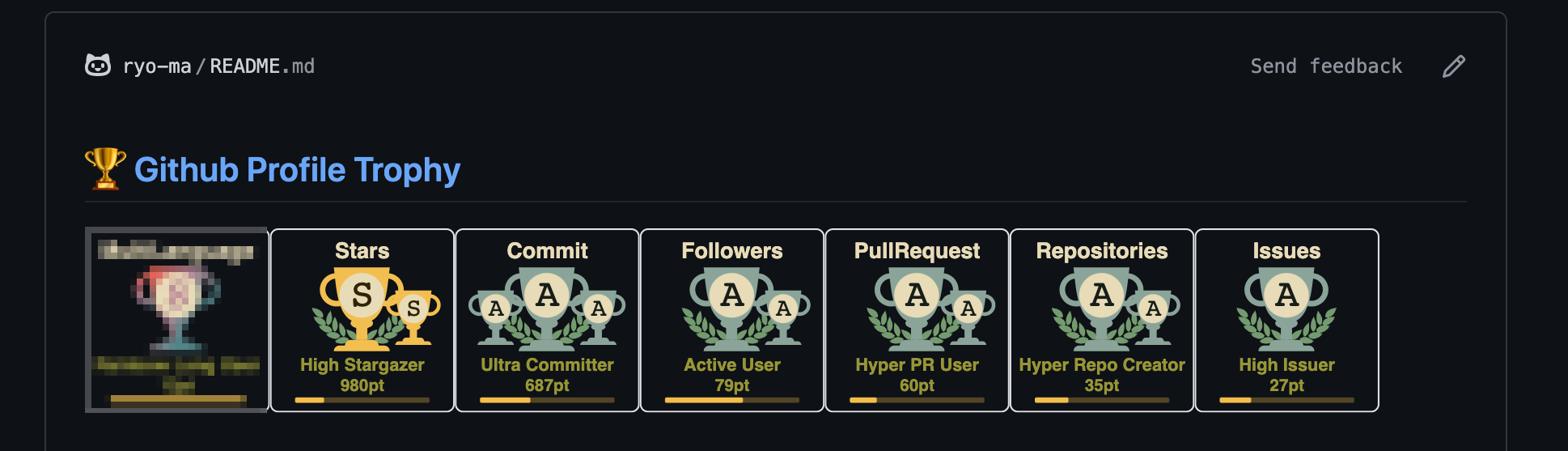 github-profile-trophy screenshot 35