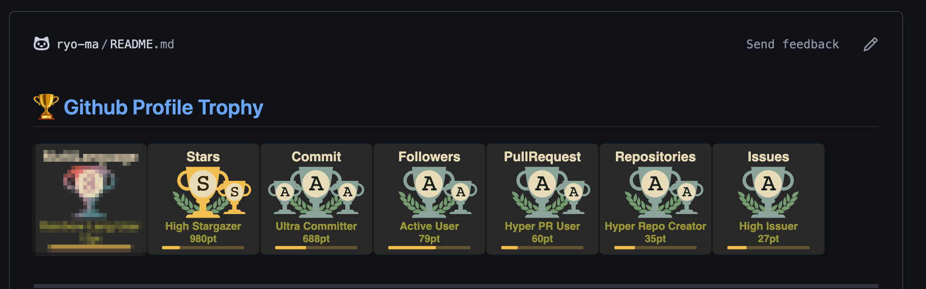 github-profile-trophy screenshot 36