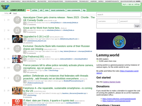 mlmym screenshot 1