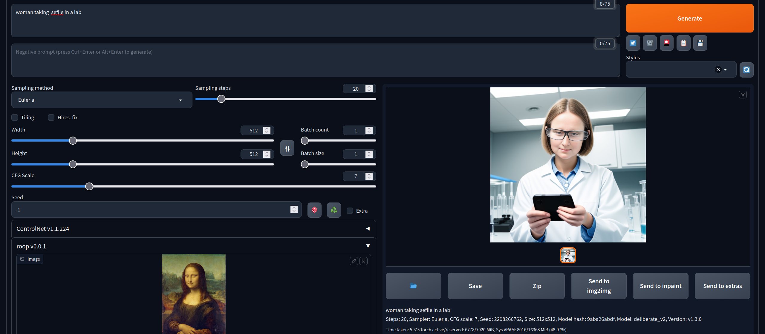 sd-webui-roop screenshot 1
