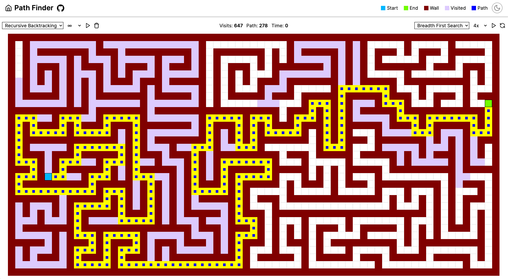 sorting-visualizer screenshot 3