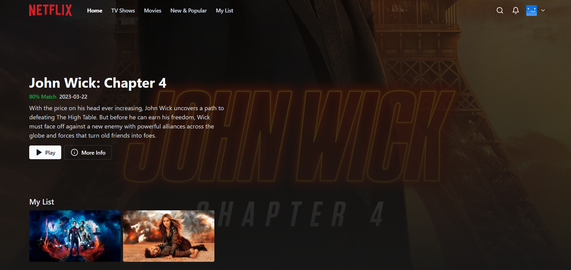 netflx-web screenshot 1