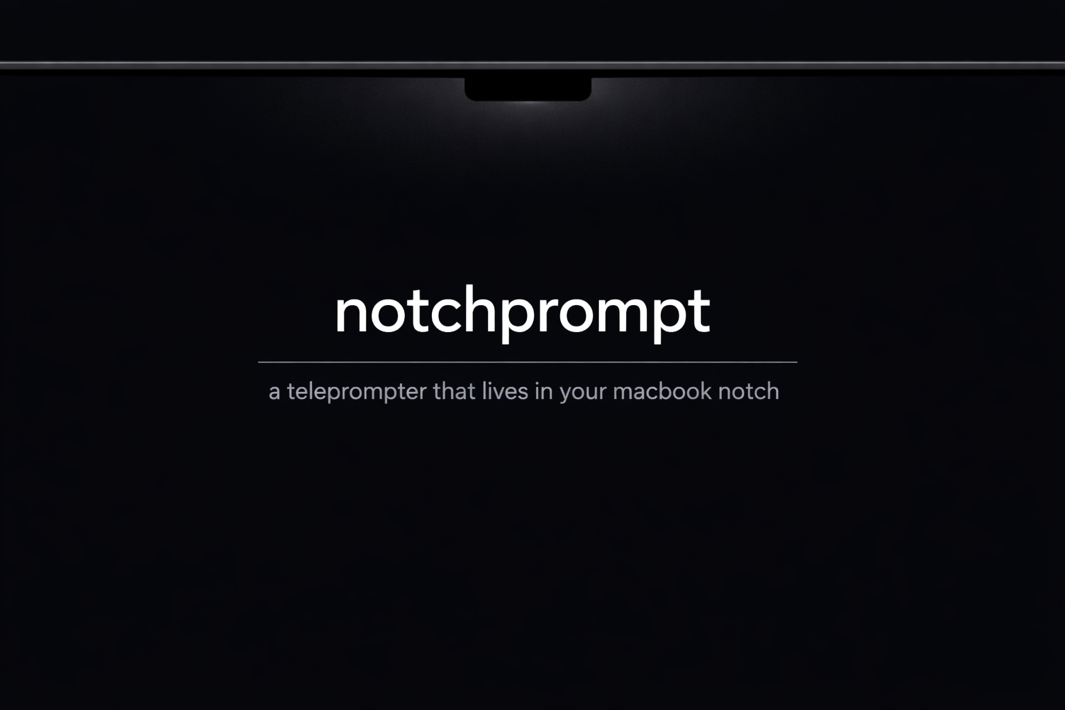 notchprompt screenshot 1