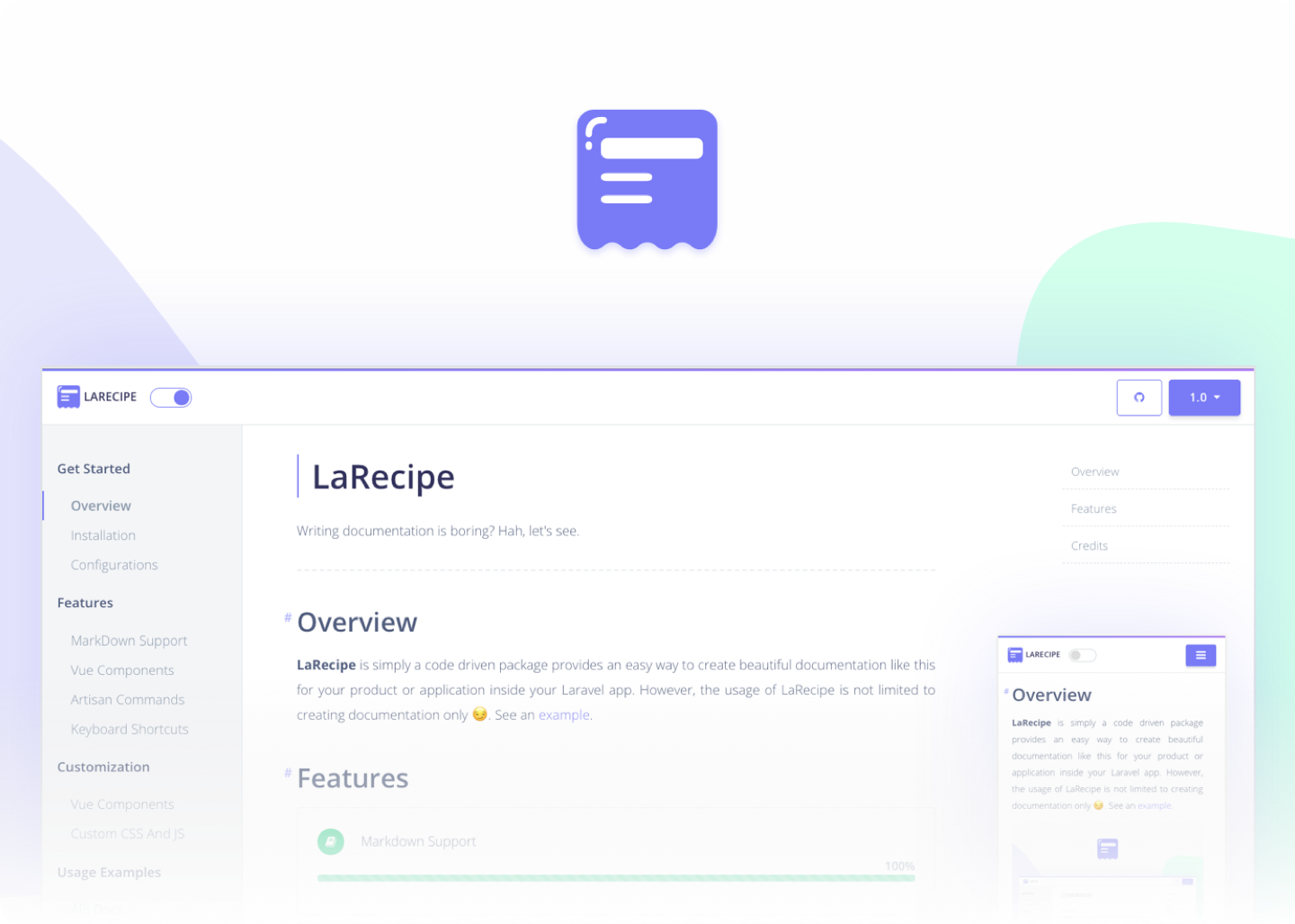 larecipe screenshot 1