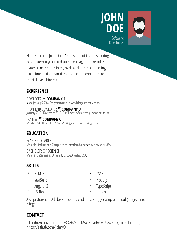 best-resume-ever screenshot 15