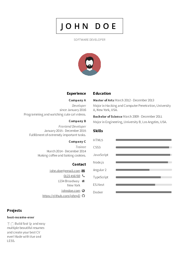 best-resume-ever screenshot 12