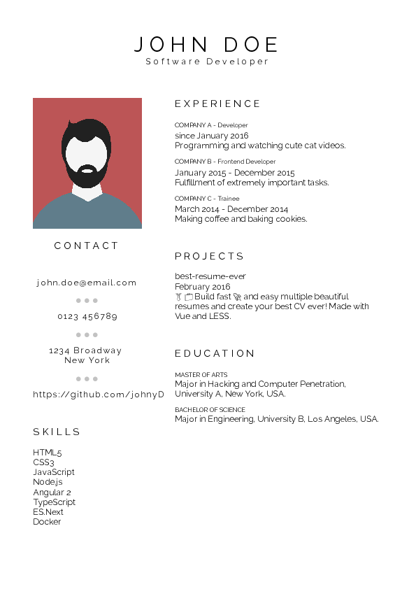 best-resume-ever screenshot 9