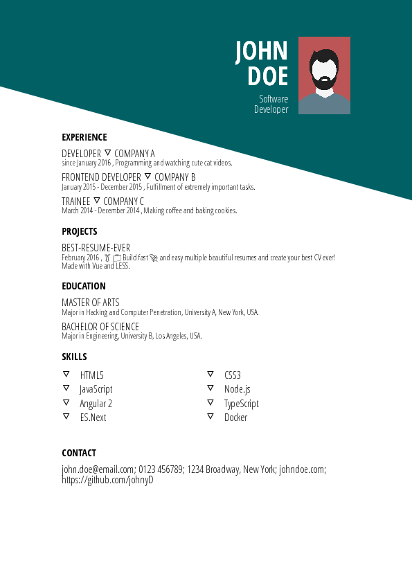 best-resume-ever screenshot 17