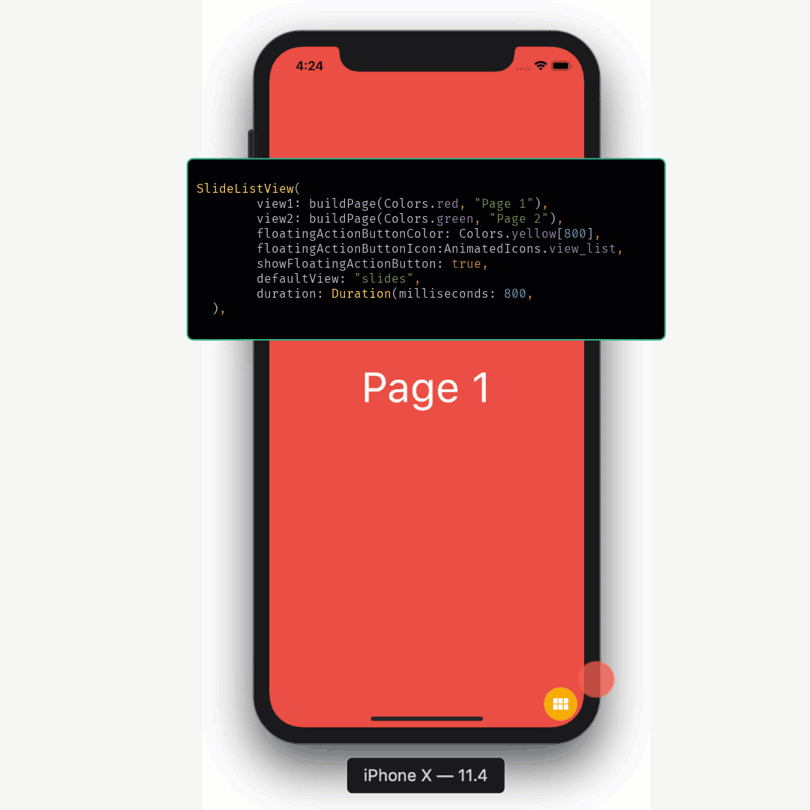 FlutterScreens screenshot 1