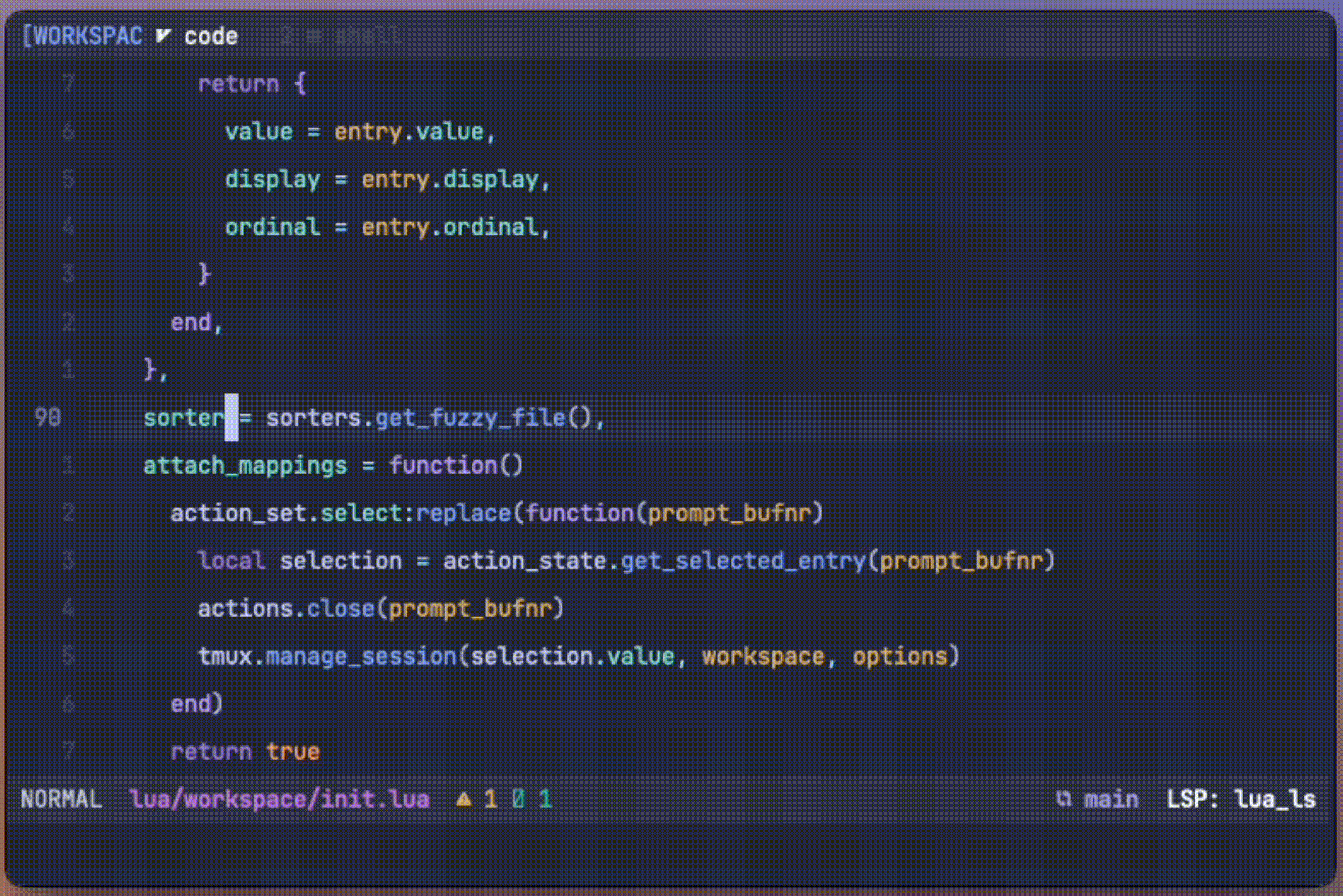 workspace.nvim screenshot 2