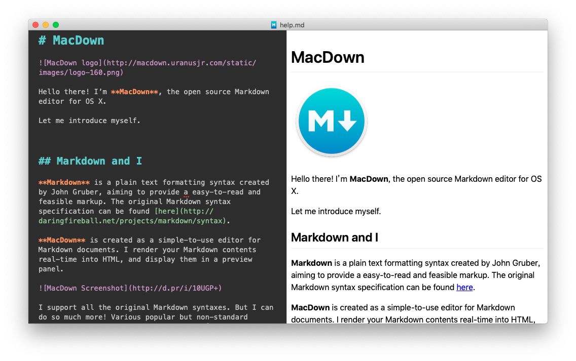 macdown3000 screenshot 1