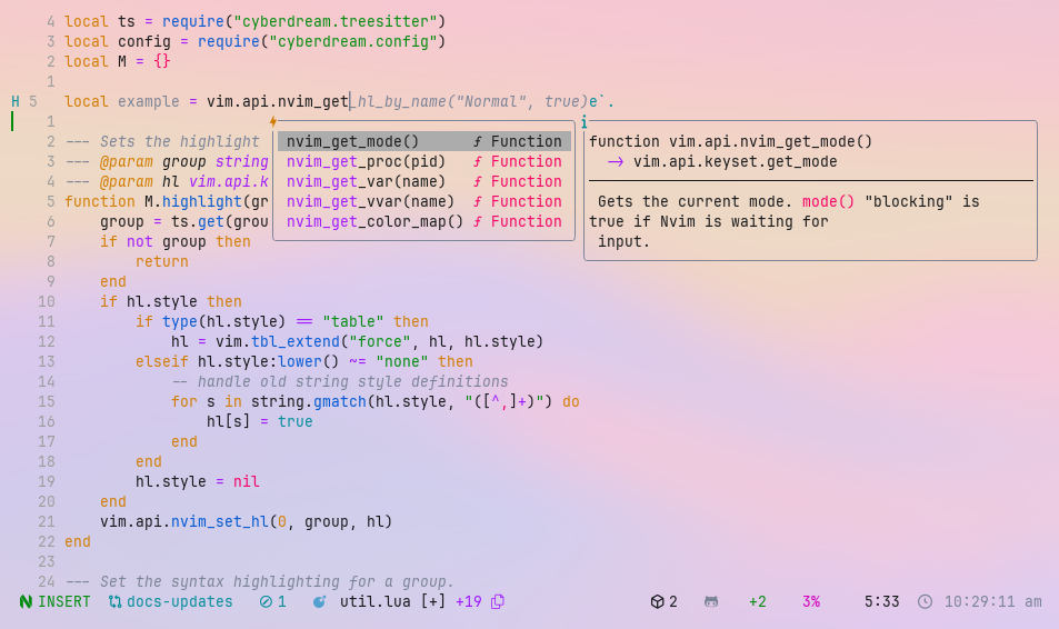 cyberdream.nvim screenshot 3