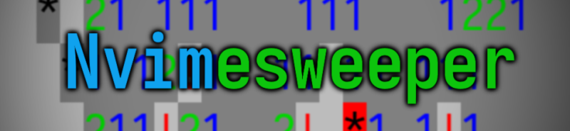 nvimesweeper screenshot 1