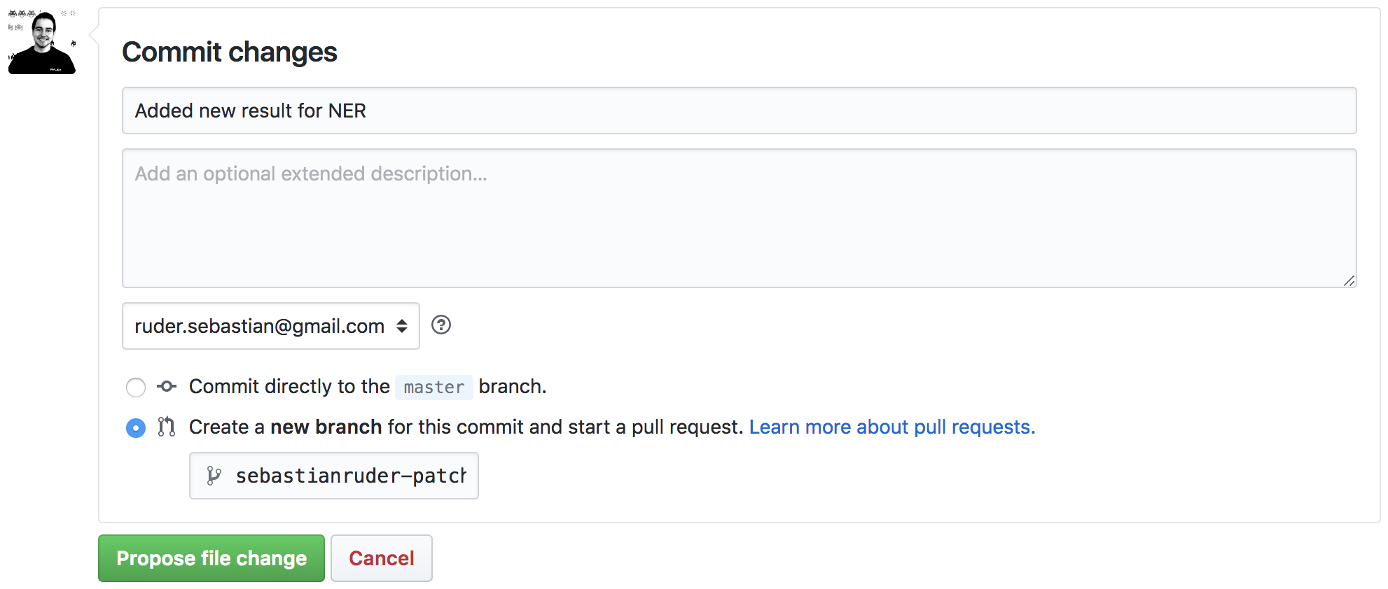 NLP-progress screenshot 2