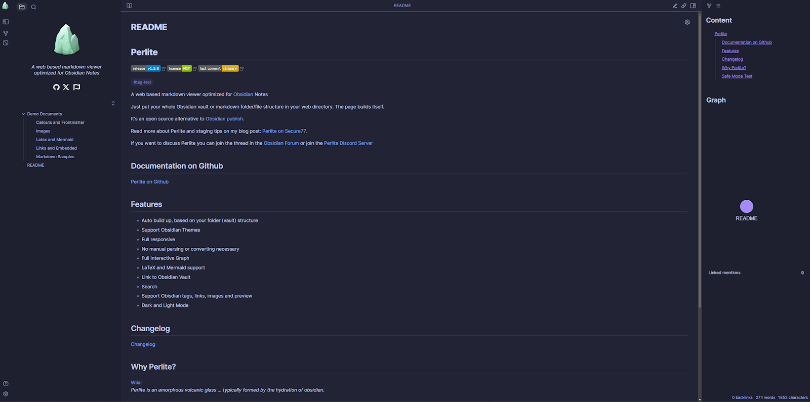 Perlite screenshot 1