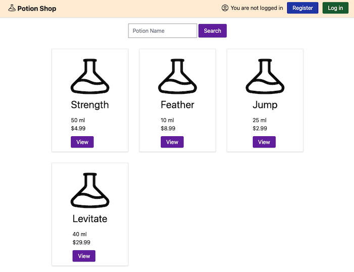 potion_shop screenshot 1