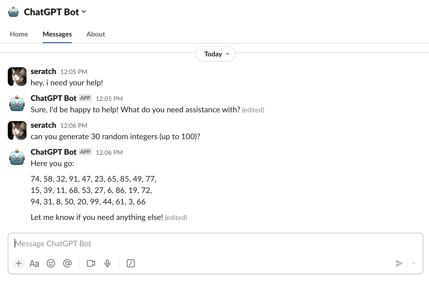 ChatGPT-in-Slack screenshot 5