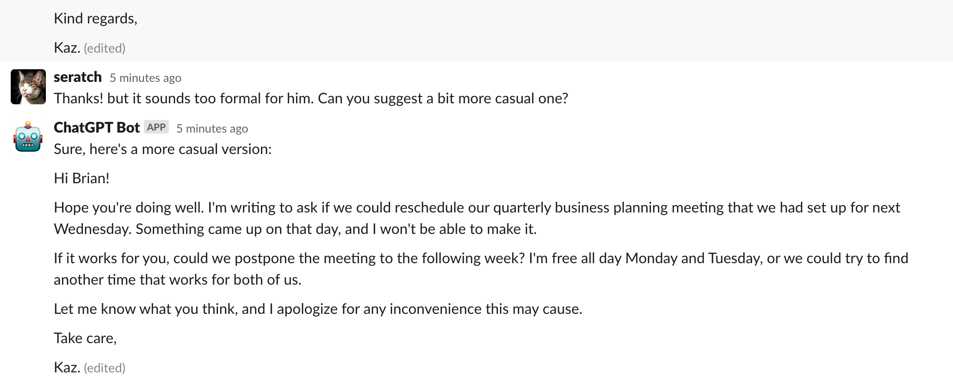 ChatGPT-in-Slack screenshot 3