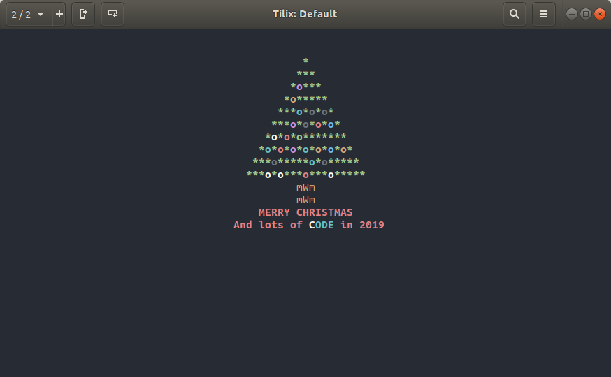 ChristBASHTree screenshot 1